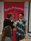<p>Marianne Oberheide (Naturfreunde) und Alexander Lauber</p>